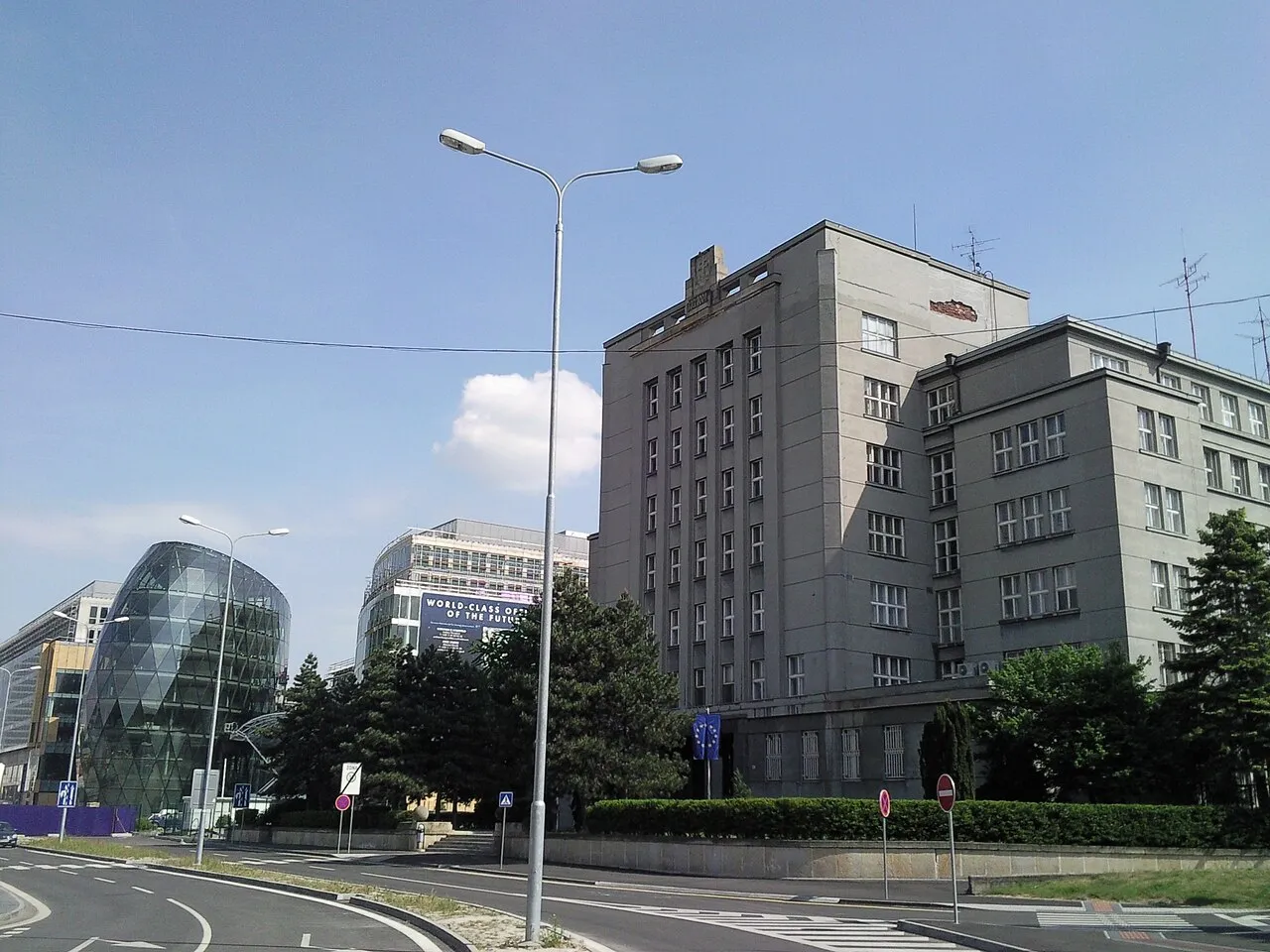 Gebouw van het Slowaakse ministerie van Binnenlandse Zaken in Bratislava