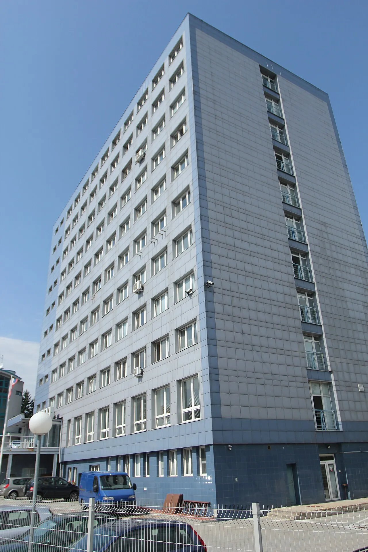 Het gebouw van het Slowaakse ministerie van Onderwijs, Wetenschap, Onderzoek en Sport in Bratislava.