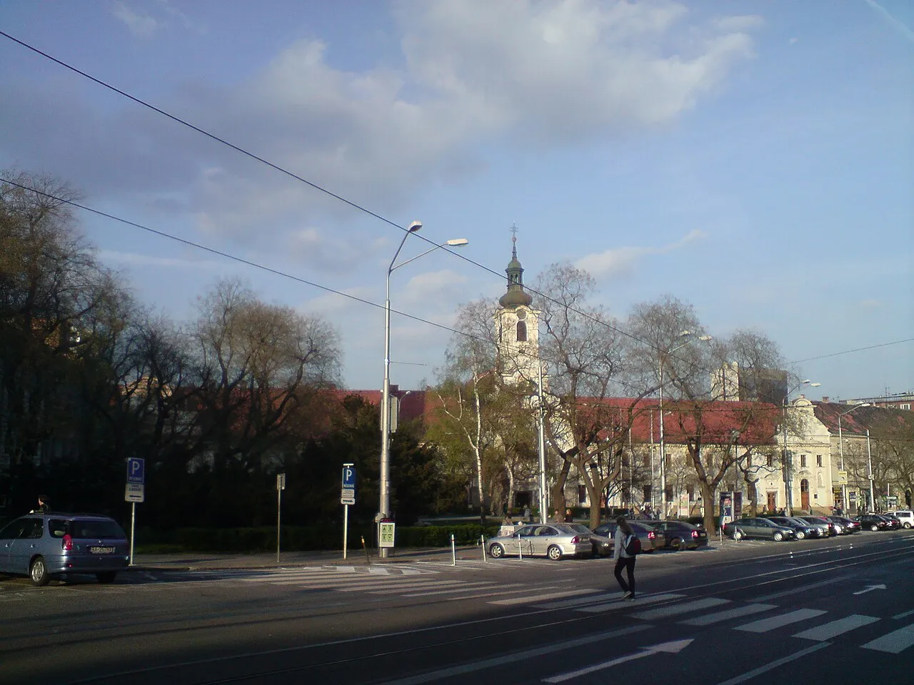 Námestie SNP in Bratislava, de plek van de oppositiebijeenkomst
