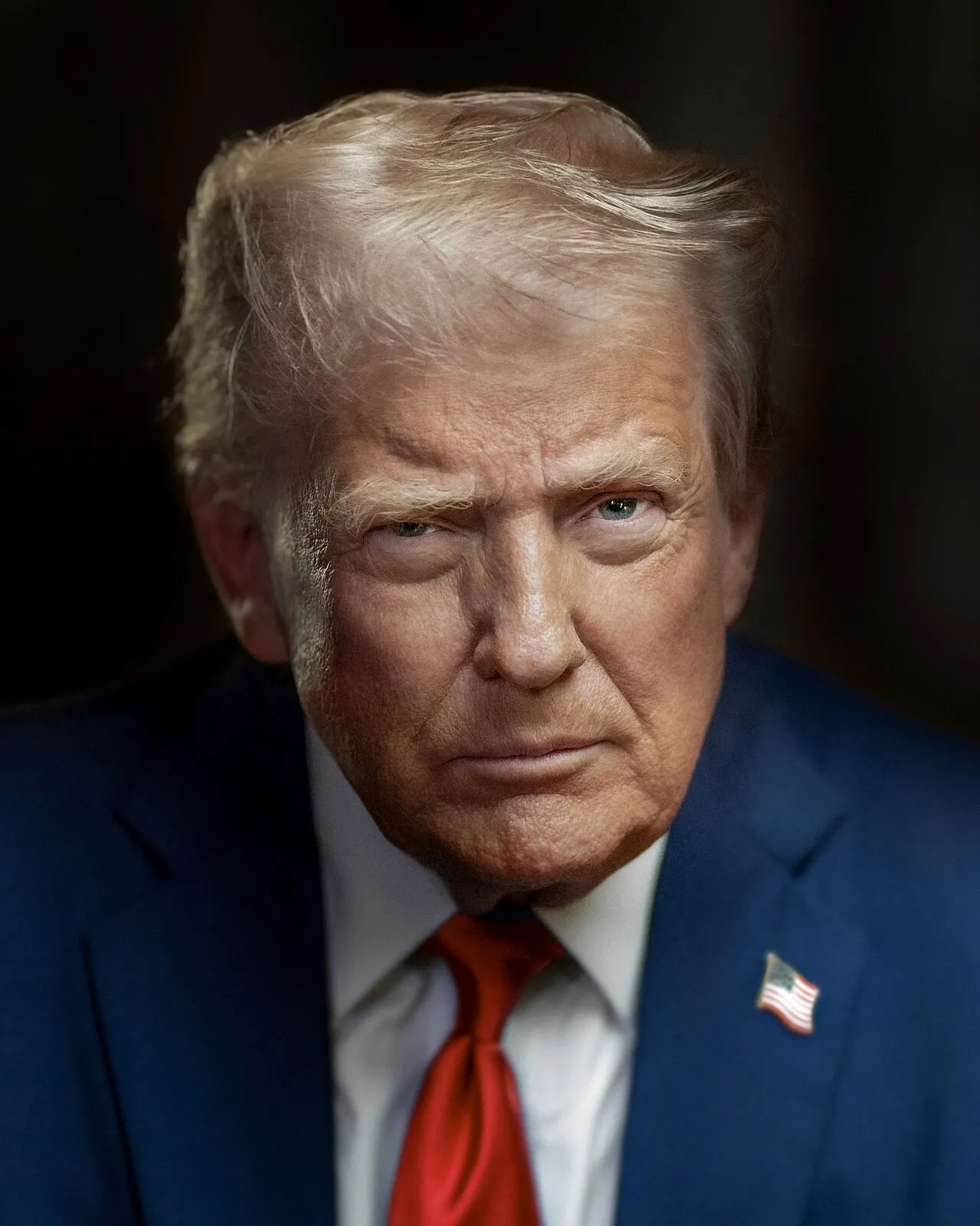 Officieel presidentieel portret van Donald J. Trump