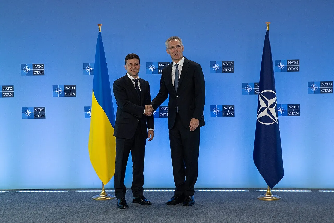 De Oekraïense president Volodymyr Zelenskyj op bezoek in Brussel
